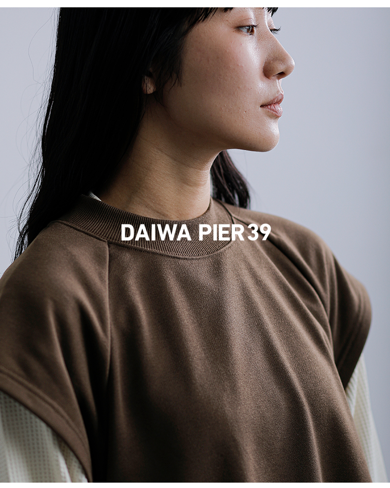 DAIWA PIER39(ダイワピア39)テックモックネック半袖スウェットシャツWsTECHSWEATMOCKNECKbe-53026l