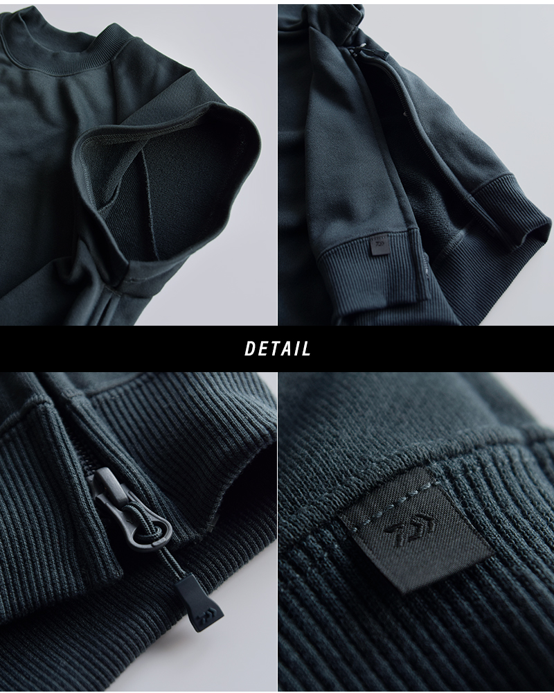 DAIWA PIER39(ダイワピア39)テックモックネック半袖スウェットシャツWsTECHSWEATMOCKNECKbe-53026l