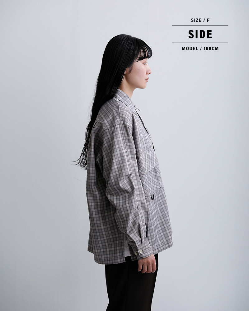 DAIWA PIER39�e�b�N �X�|�[�c �O�����`�F�b�N �����V���c Ws TECH SPORTS OPEN COLLAR SHIRT L/S GREN PLAID be-82026l