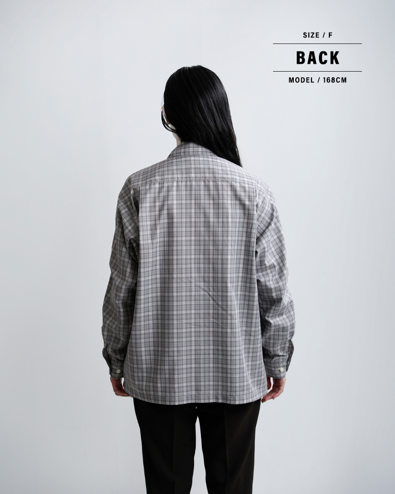 DAIWA PIER39�e�b�N �X�|�[�c �O�����`�F�b�N �����V���c Ws TECH SPORTS OPEN COLLAR SHIRT L/S GREN PLAID be-82026l