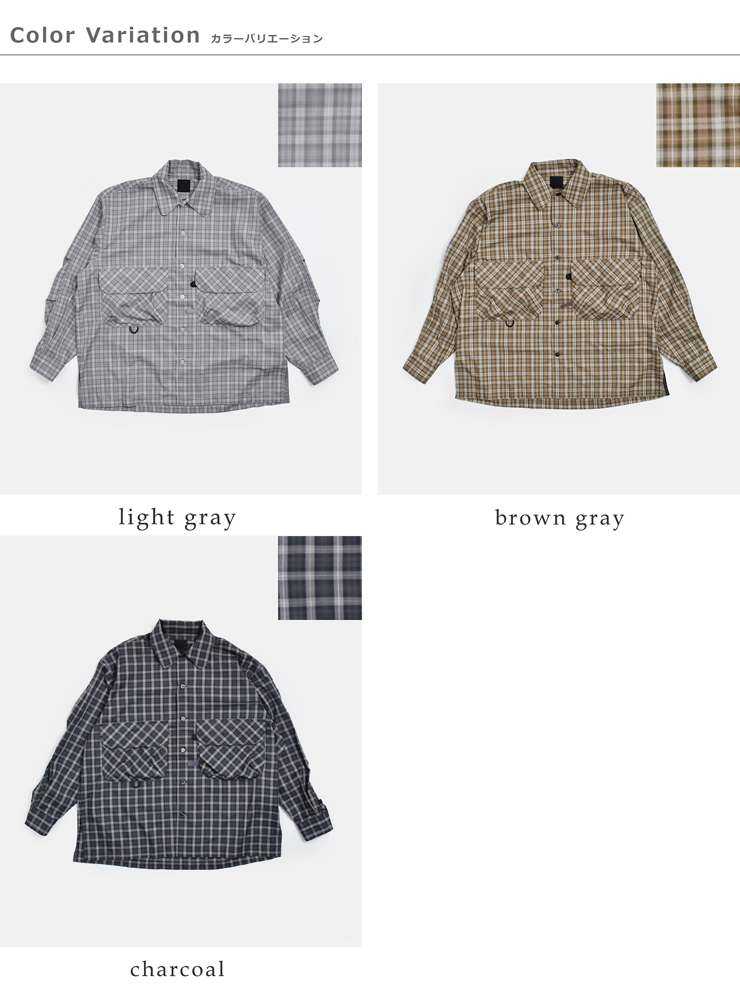 DAIWA PIER39�e�b�N �X�|�[�c �O�����`�F�b�N �����V���c Ws TECH SPORTS OPEN COLLAR SHIRT L/S GREN PLAID be-82026l