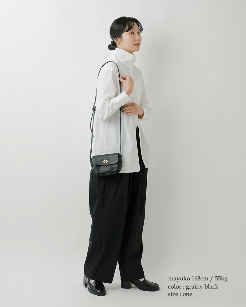 Mimi(ミミ)グレイニーベジタブルタンニンレザーショルダーバッグ“Betty”betty