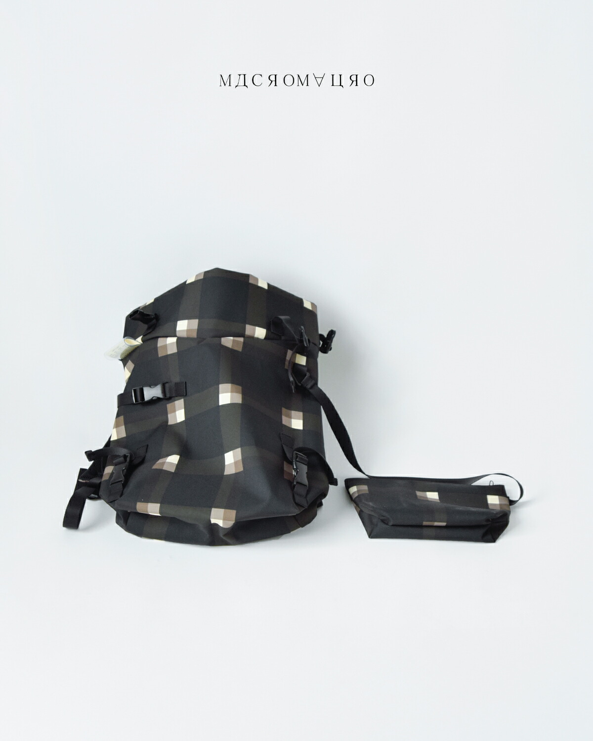 macromauro(マクロマウロ)ビッグチェック カオス スモール バックパック “BIG CHECK KAOS SMALL”big-ck-kaos-s