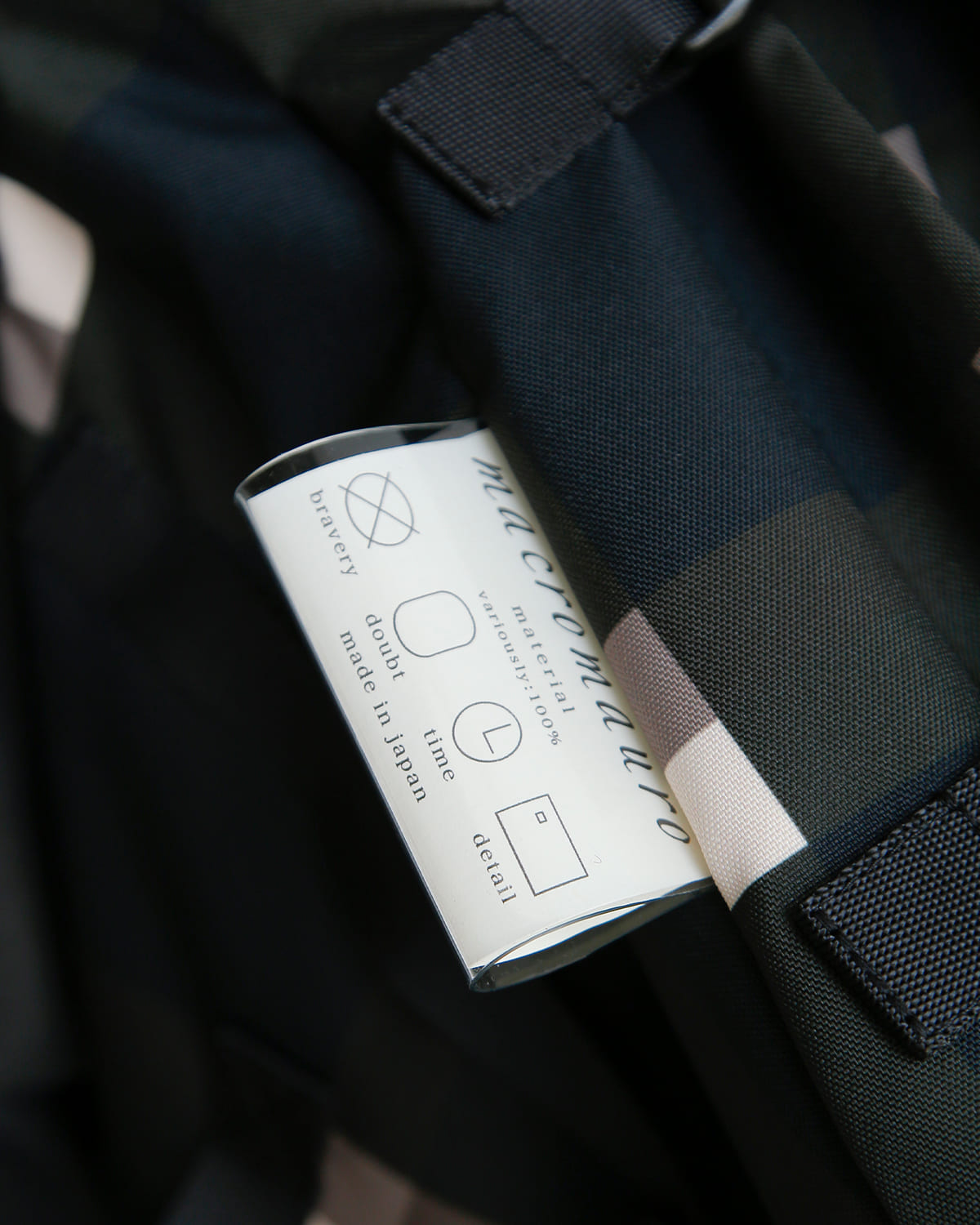 macromauro(マクロマウロ)ビッグチェックカオススモールバックパック  “BIG CHECK KAOS SMALL” big-ck-kaos-s