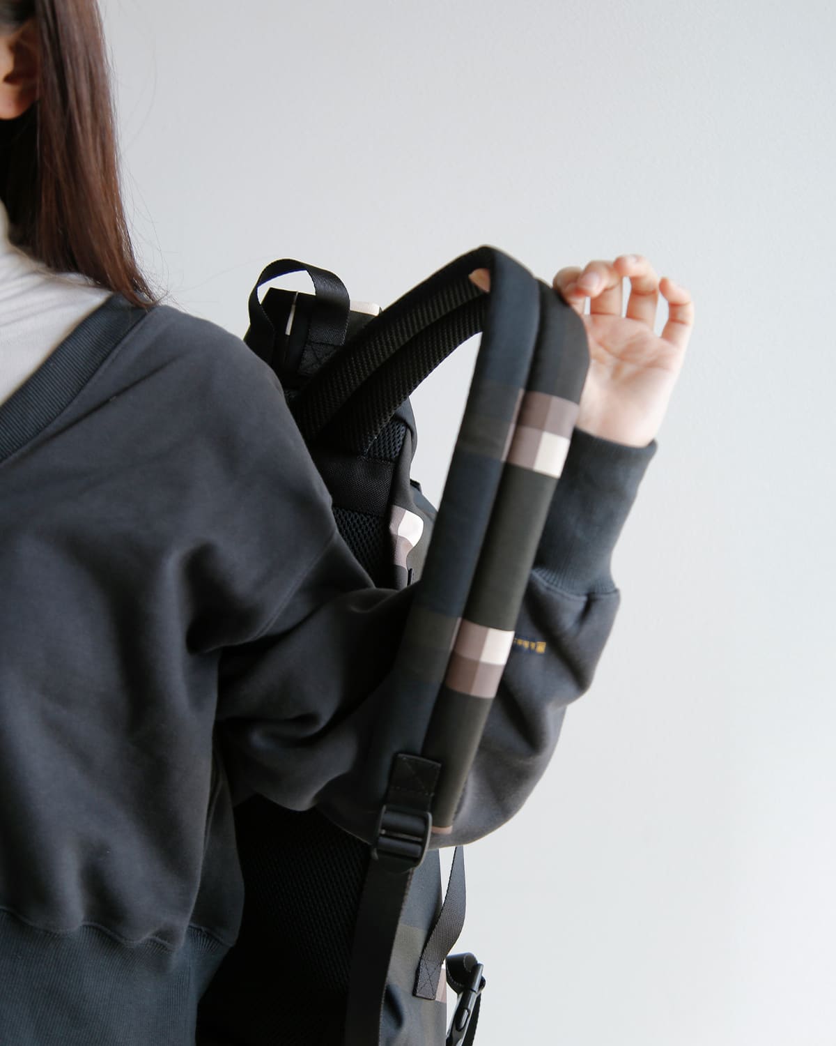 macromauro(マクロマウロ)ビッグチェックカオススモールバックパック  “BIG CHECK KAOS SMALL” big-ck-kaos-s