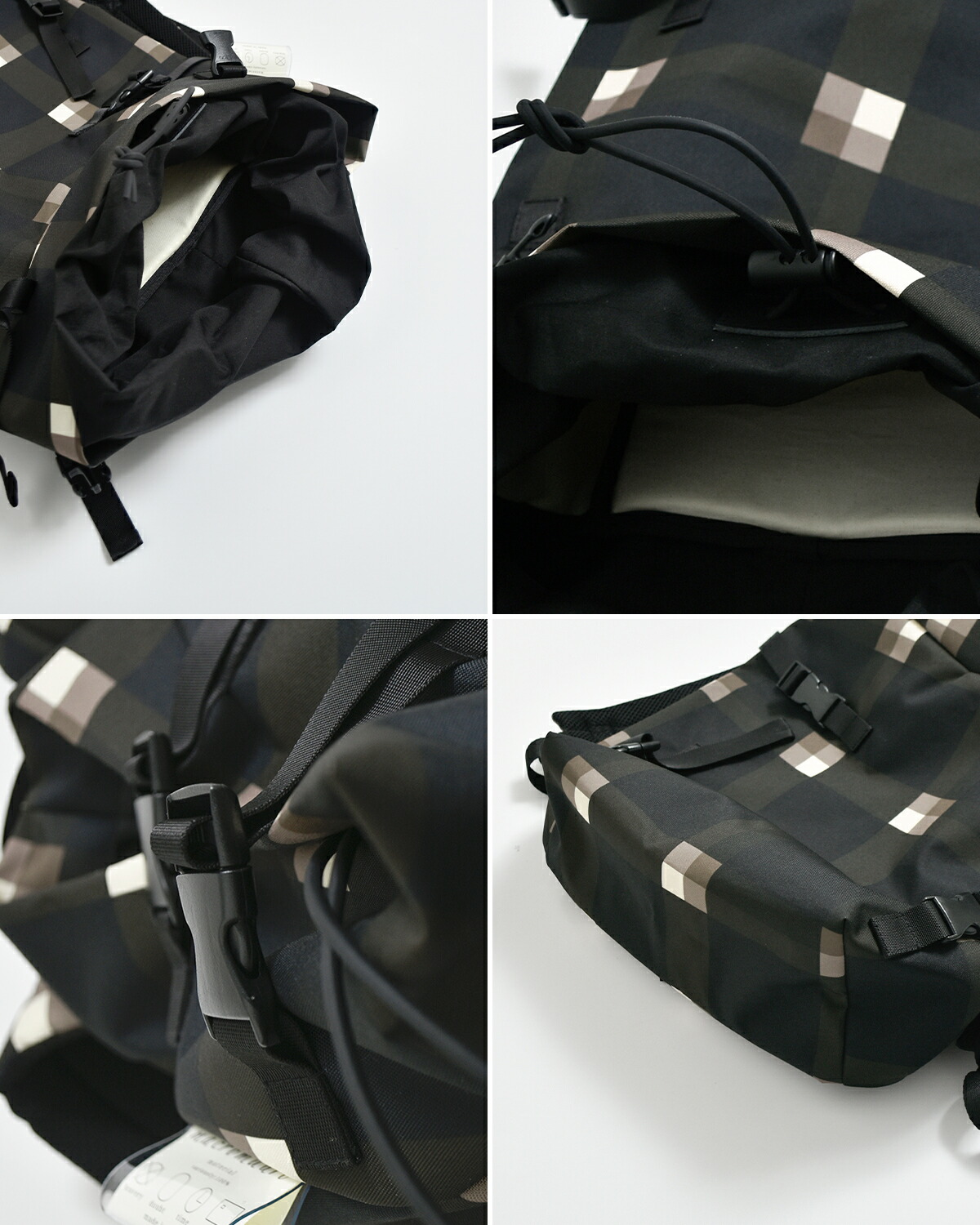 macromauro(マクロマウロ)ビッグチェックカオススモールバックパック  “BIG CHECK KAOS SMALL” big-ck-kaos-s