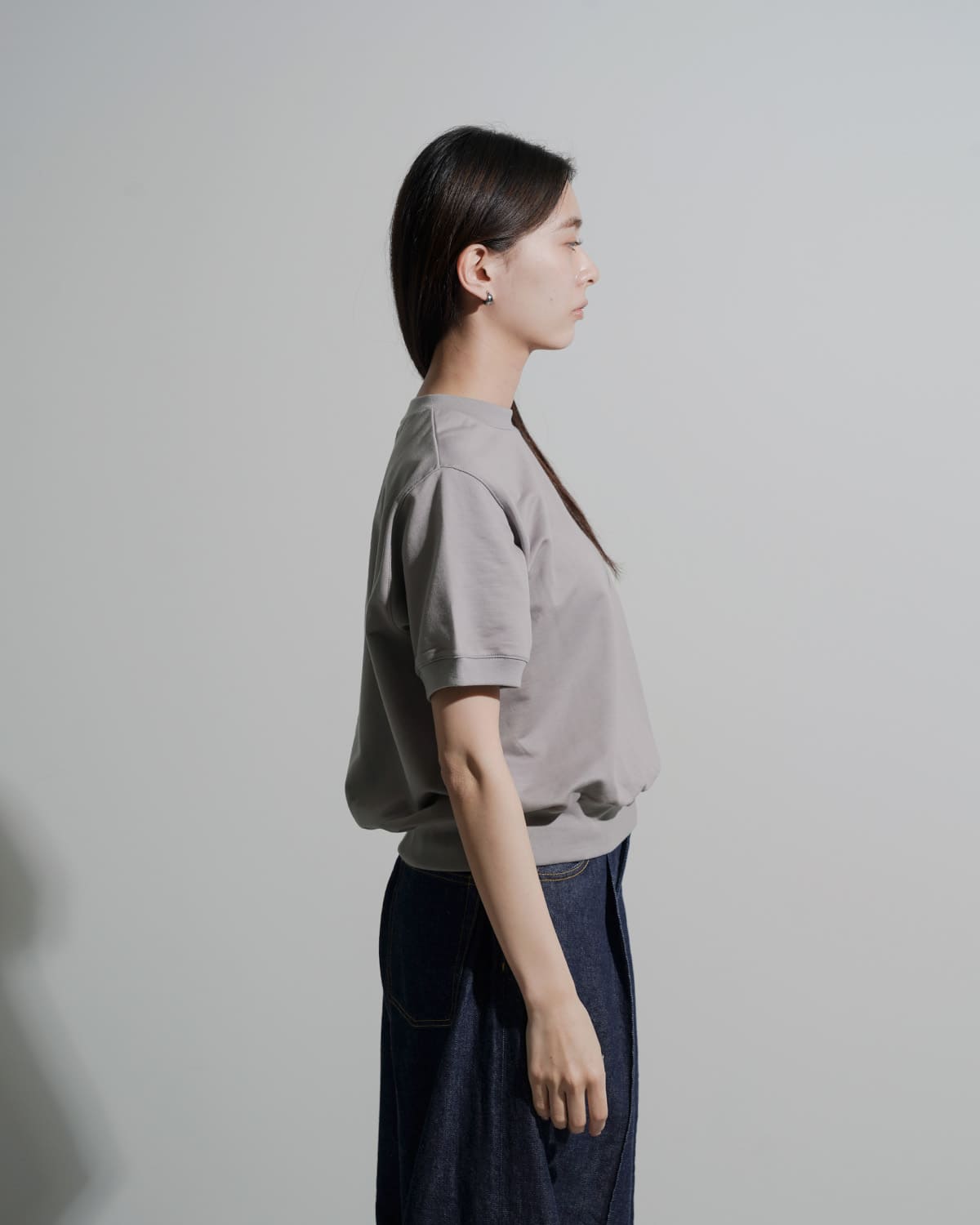 BATONER�R�b�g�� �N���[�l�b�N ���� �v���I�[�o�[ �gULTRA CREAMY INLAY CREW NECK SHORT SLEEVE�h bn-26sl-023