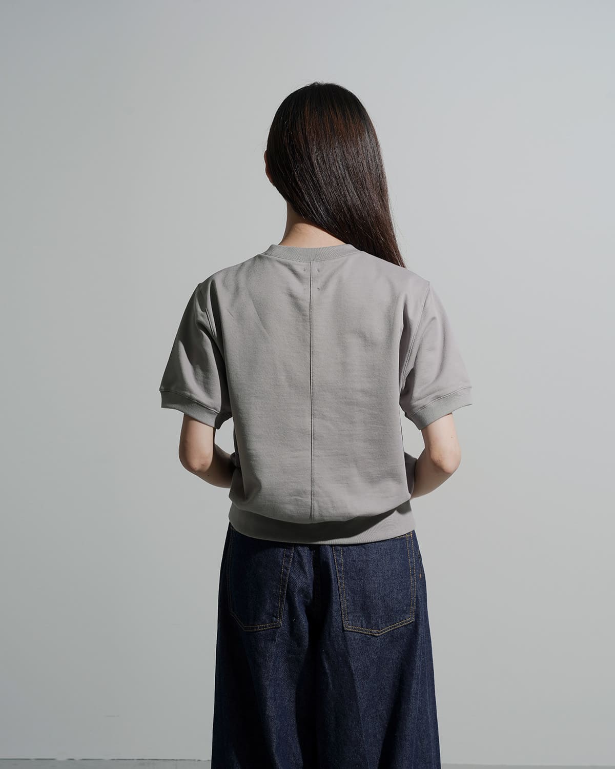 BATONER�R�b�g�� �N���[�l�b�N ���� �v���I�[�o�[ �gULTRA CREAMY INLAY CREW NECK SHORT SLEEVE�h bn-26sl-023