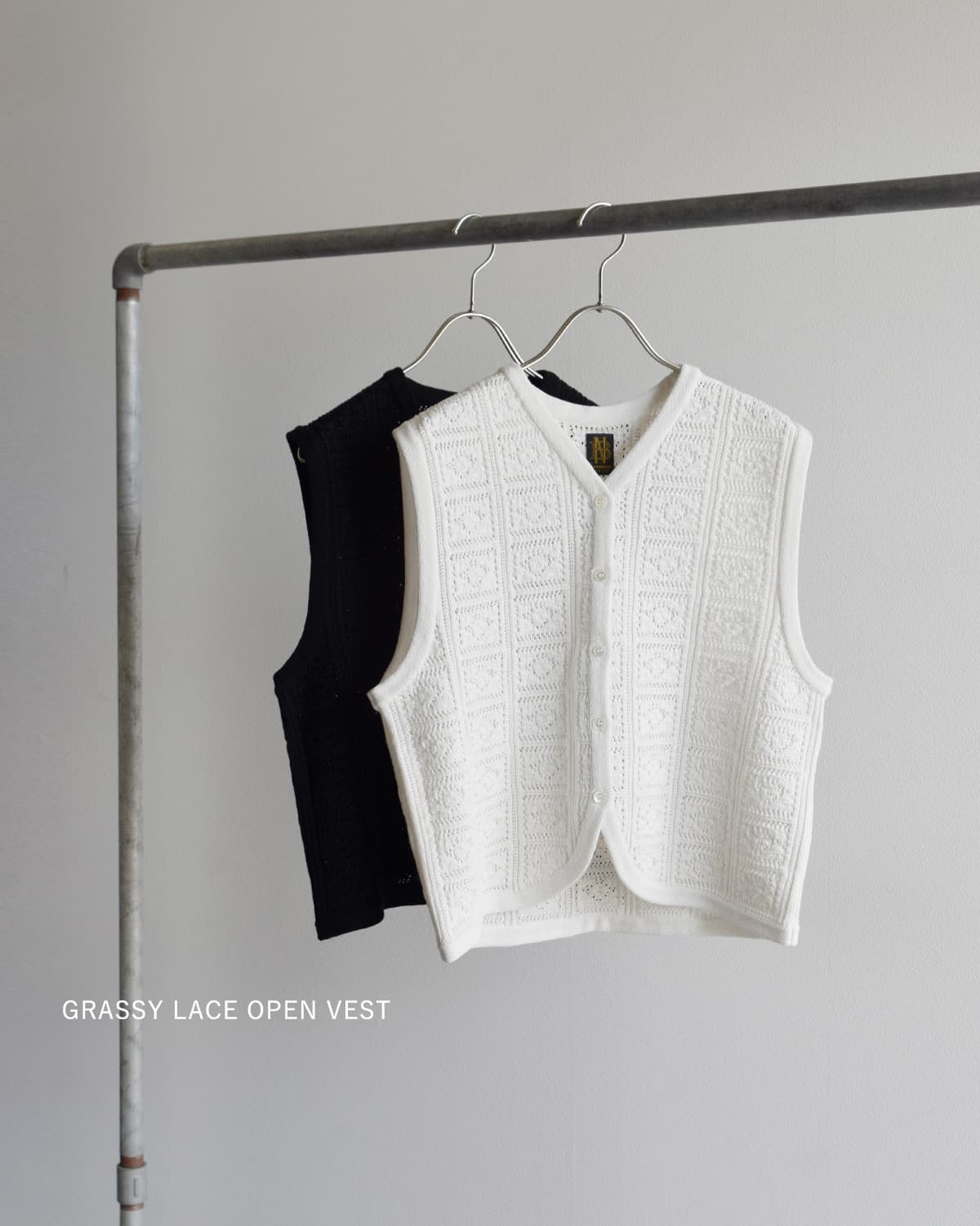 BATONER�O���b�V�[���[�X �I�[�v�� �x�X�g �gGRASSY LACE OPEN VEST�h bn-26sl-030
