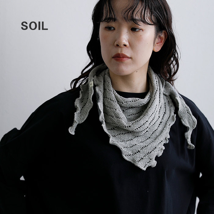 SOIL(ソイル)トライアングルスカーフ30×110cmbnsl2601