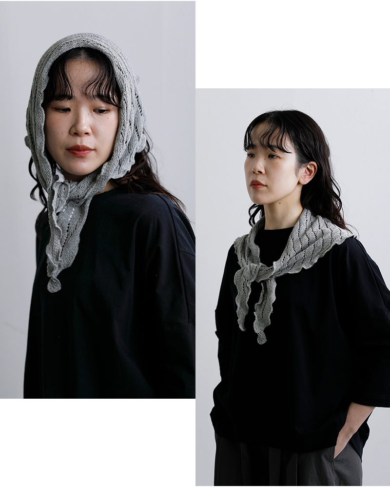 SOIL(ソイル)トライアングルスカーフ30×110cmbnsl2601