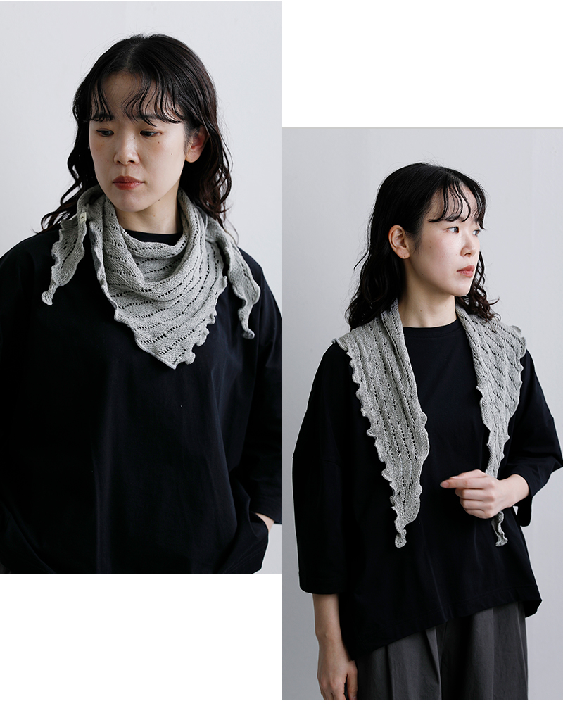 SOIL(ソイル)トライアングルスカーフ30×110cmbnsl2601