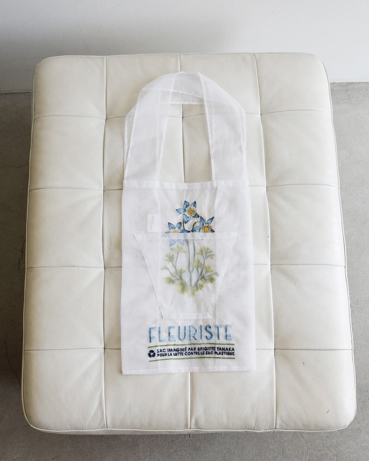 BRIGITTE TANAKA刺繍 トートバッグ FLEURISTE bt-mo-fleuriste-same2