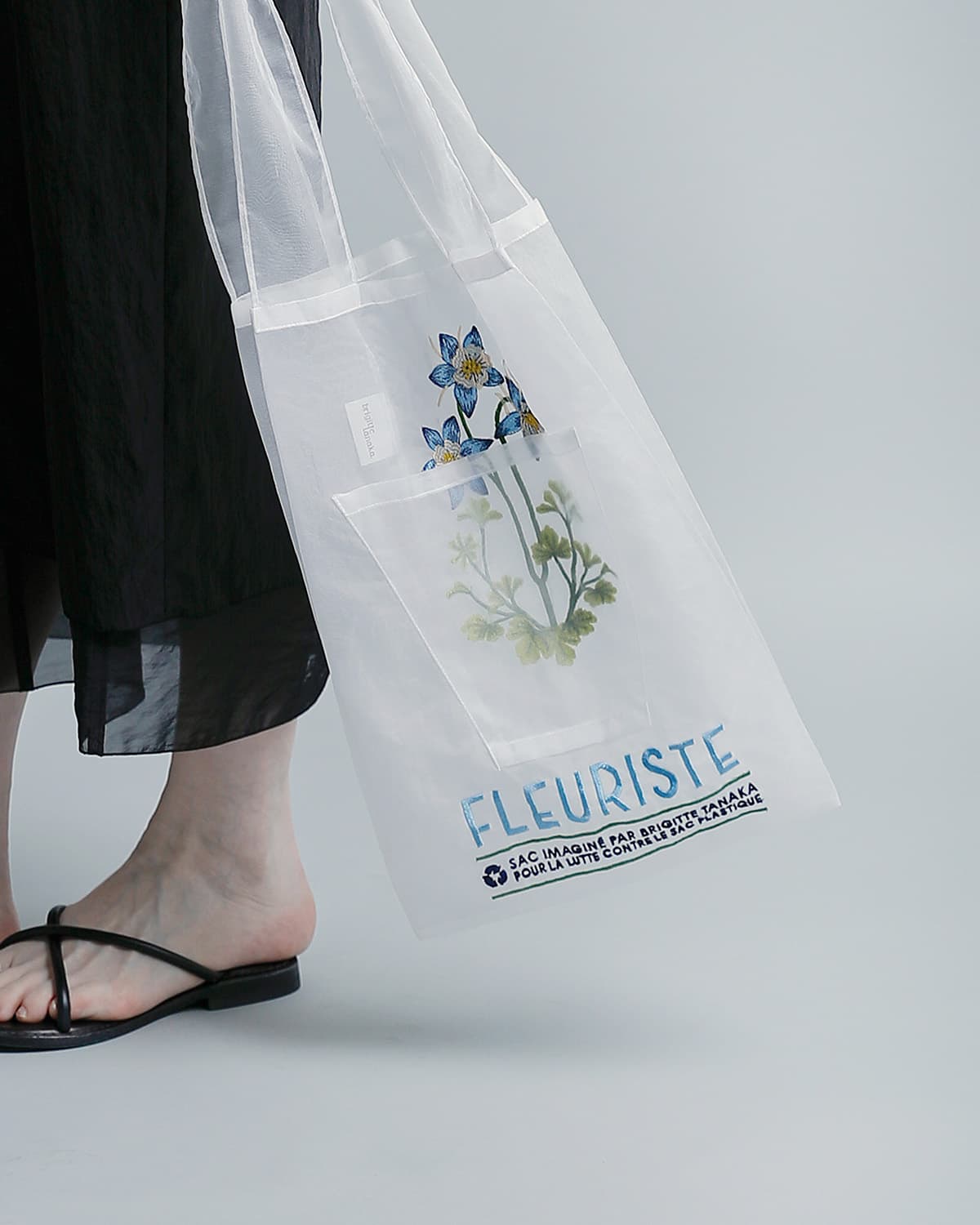 BRIGITTE TANAKA刺繍 トートバッグ FLEURISTE bt-mo-fleuriste-same2