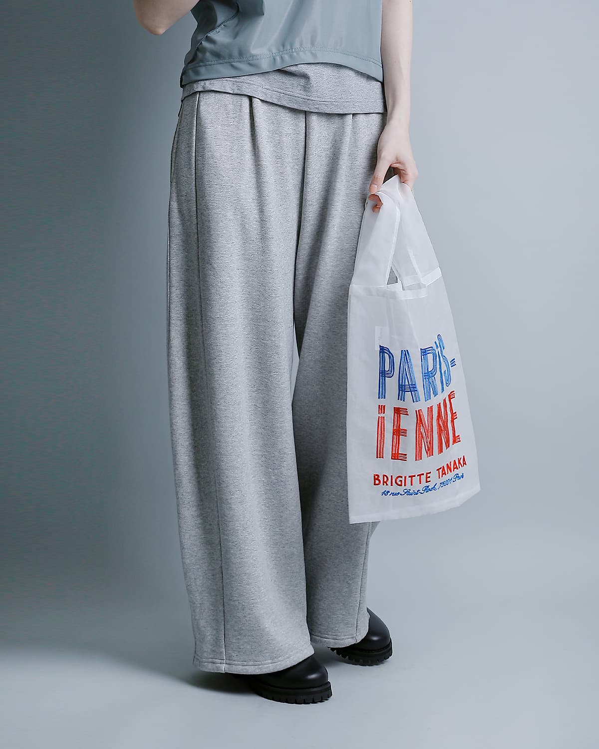 BRIGITTE TANAKA刺繍 トートバッグ Parisienne bt-mo-parisienne