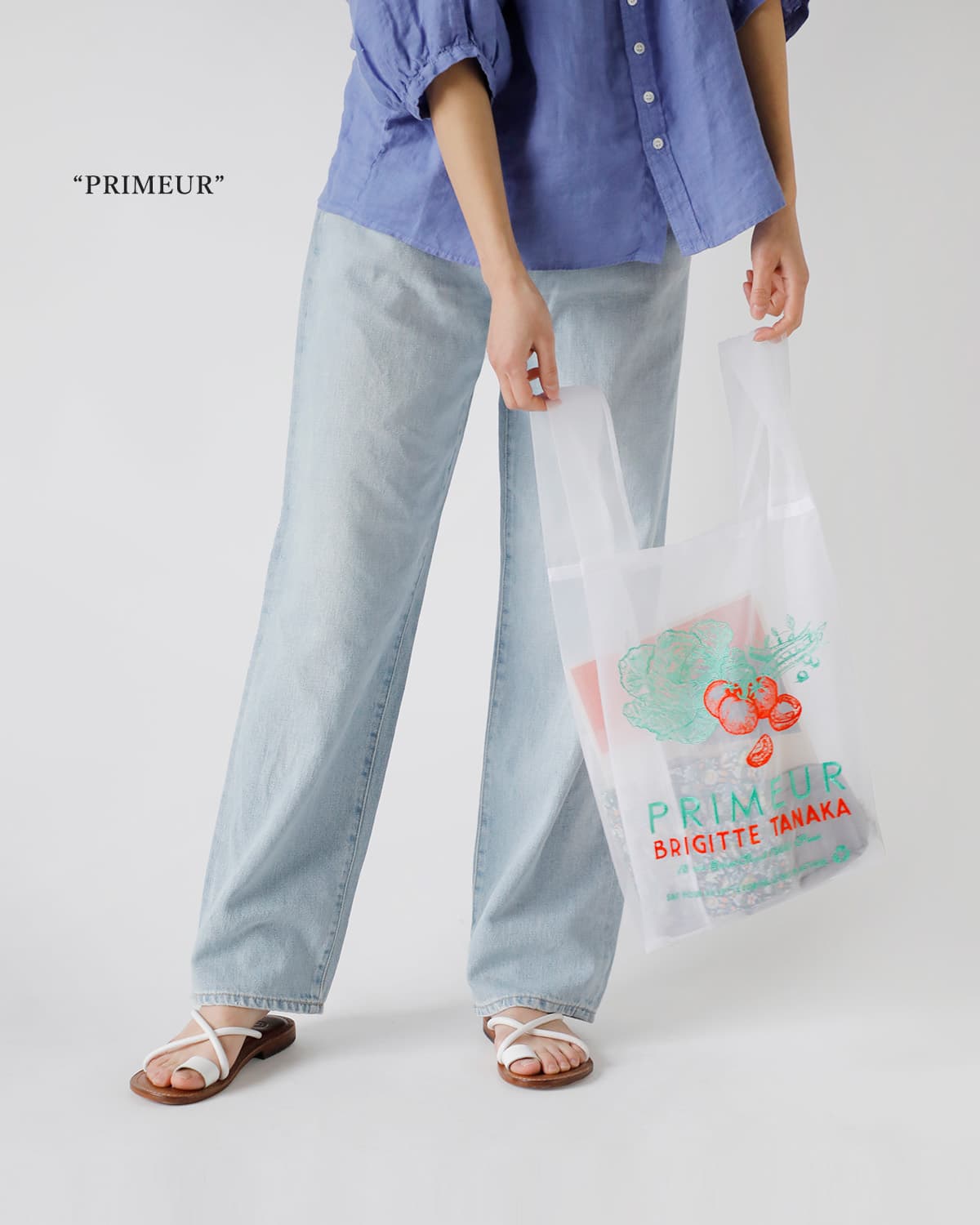 BRIGITTE TANAKA刺繍 トートバッグ “PRIMEUR” bt-mo-primeur