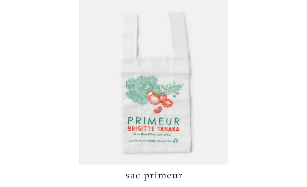 BRIGITTE TANAKA刺繍 トートバッグ “PRIMEUR” bt-mo-primeur