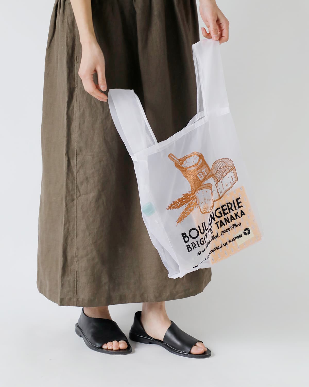 BRIGITTE TANAKA刺繍 トートバッグ “SAC” bt-mo-sac