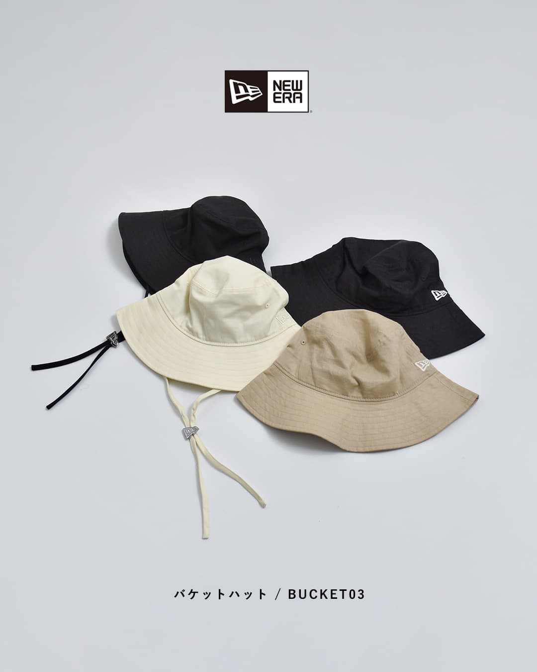NEW ERAバケットハット bucket03-same1