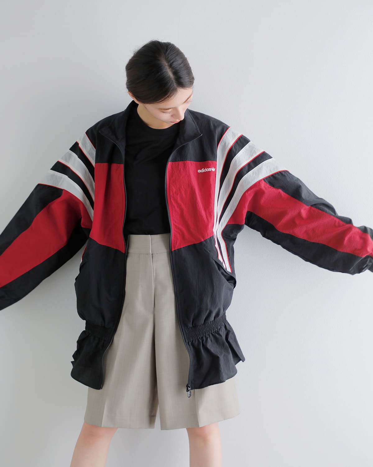 adidas Originals(アディダス オリジナルス)サンティアゴウーブントラックトップSANTIAGOWOVENTRACKTOP bw134