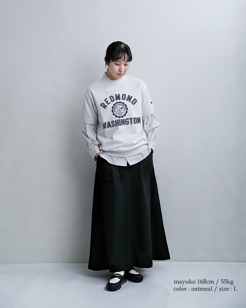 Championフレンチテリー 半袖 プリント スウェットシャツ c3-d016