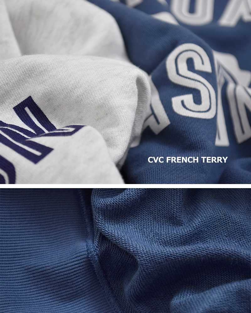 Championフレンチテリー 半袖 プリント スウェットシャツ c3-d016