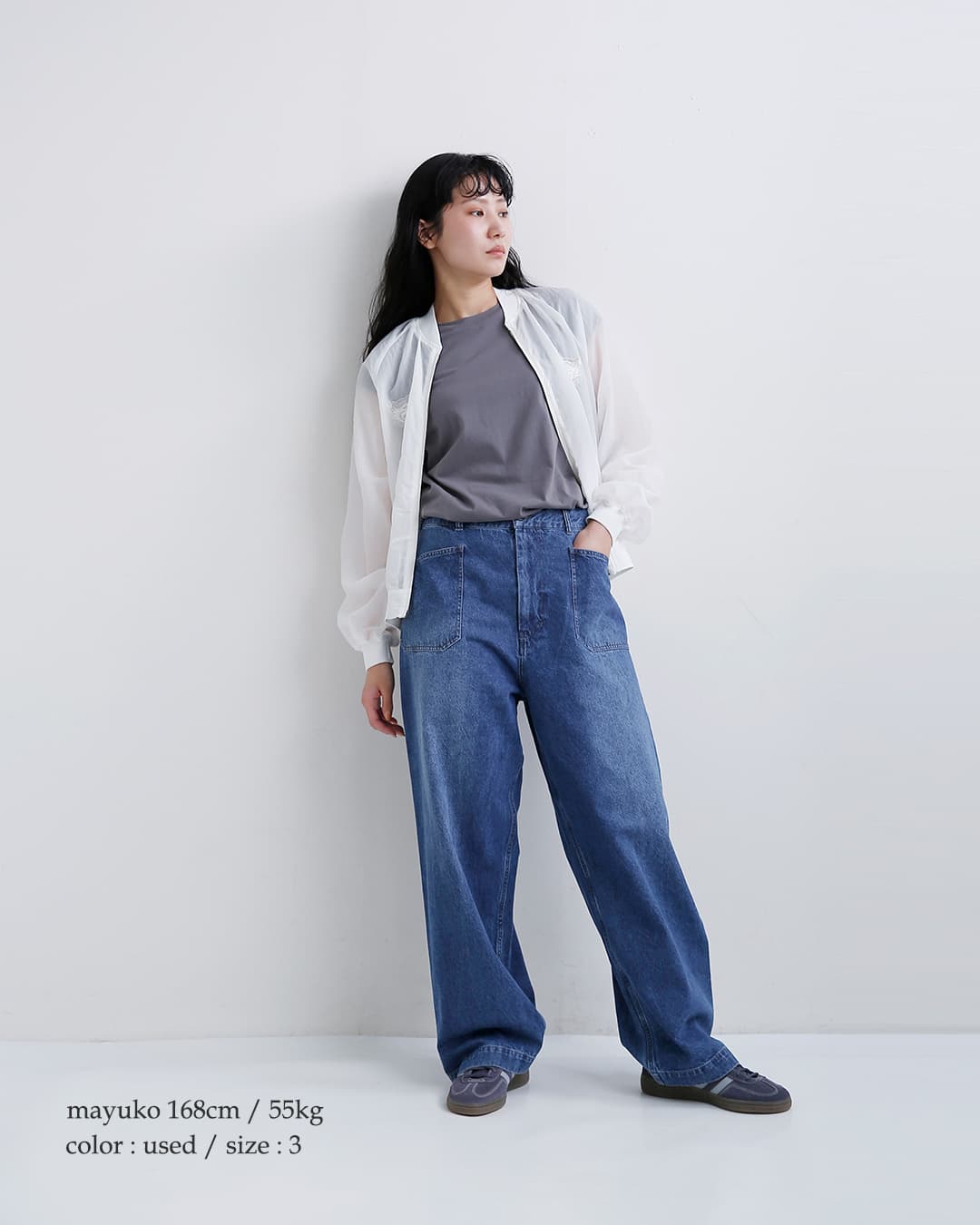 CLOTH ACROSS(クロスアクロス)コットン デニム ユーティリティ パンツ DENIM UTILITY PANTS ca26m03