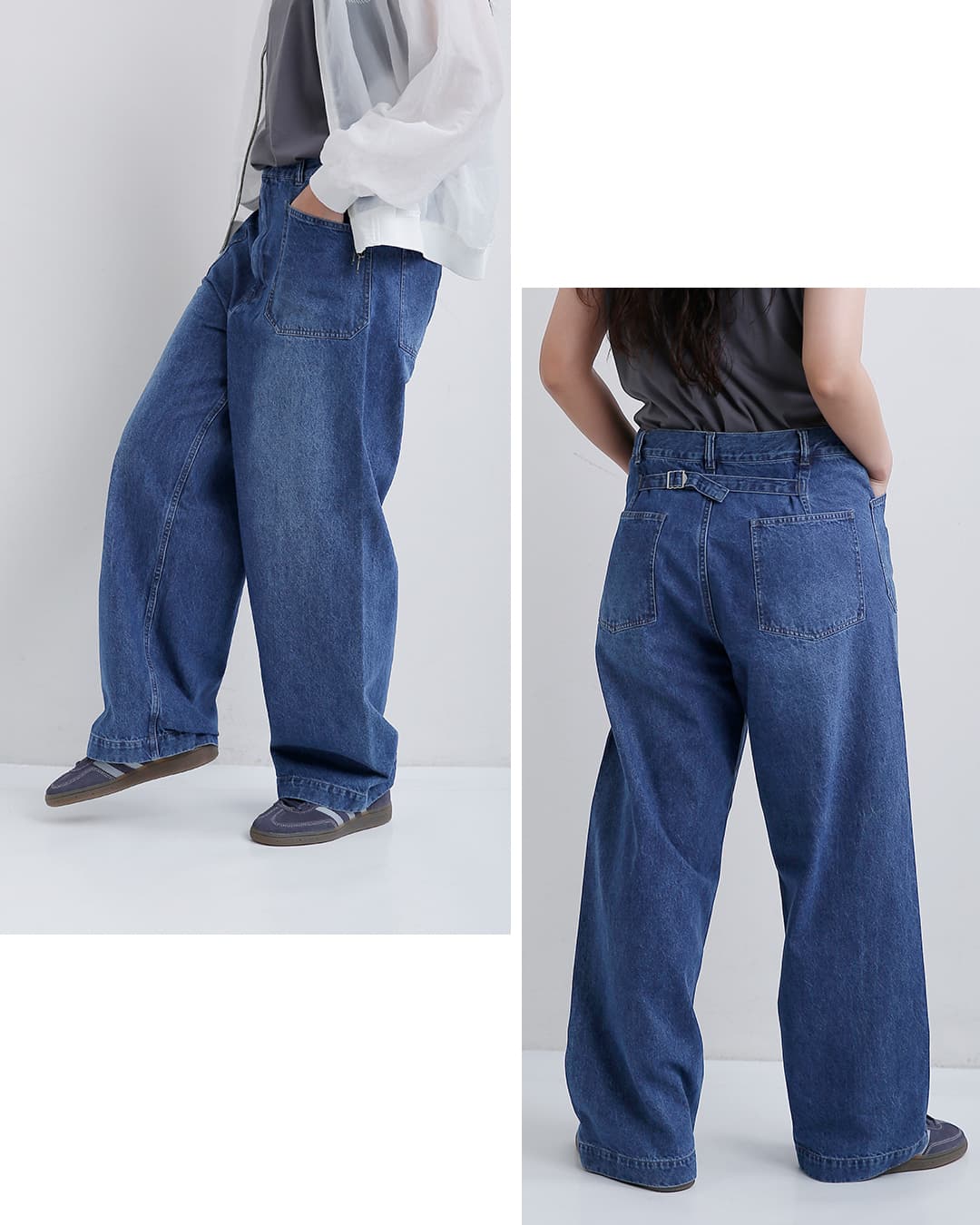 CLOTH ACROSS クロスアクロス コットン デニム ユーティリティ パンツ