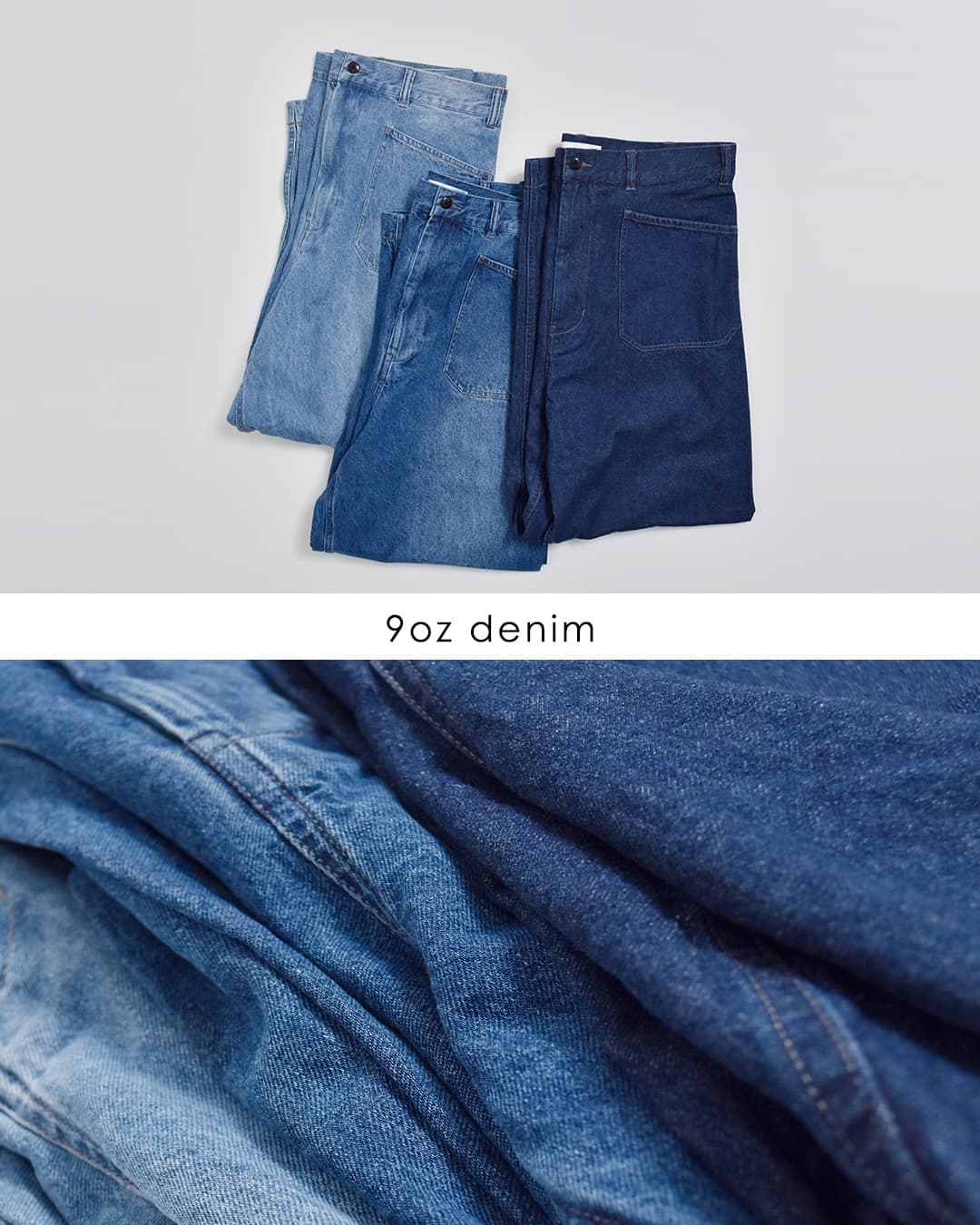 CLOTH ACROSS クロスアクロス コットン デニム ユーティリティ パンツ