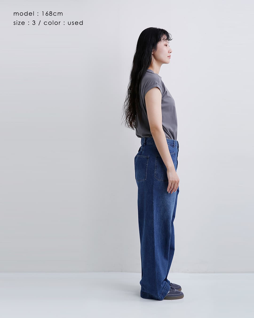 CLOTH ACROSS(クロスアクロス)コットン デニム ユーティリティ パンツ DENIM UTILITY PANTS ca26m03