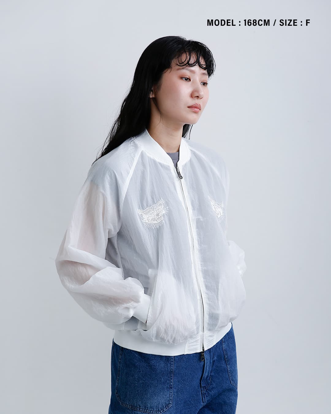 CLOTH ACROSSシアー スーベニア ブルゾン SHEER SOUVENIRS BLOUSON ca26s08