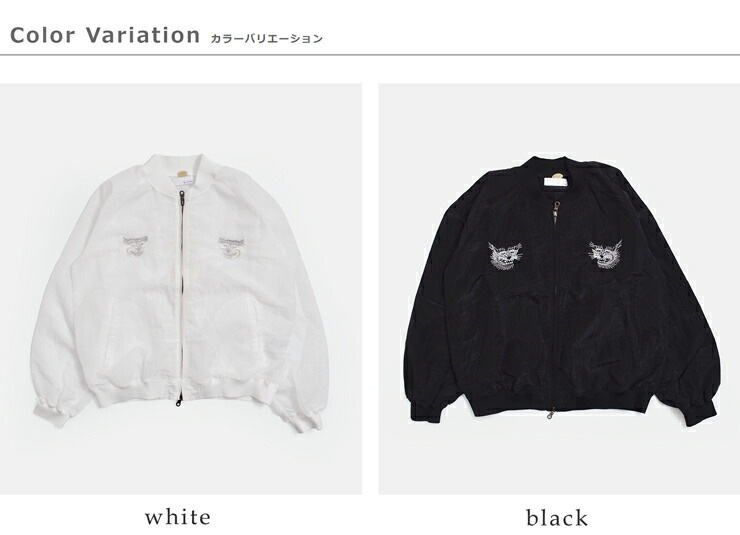 CLOTH ACROSSシアー スーベニア ブルゾン SHEER SOUVENIRS BLOUSON ca26s08
