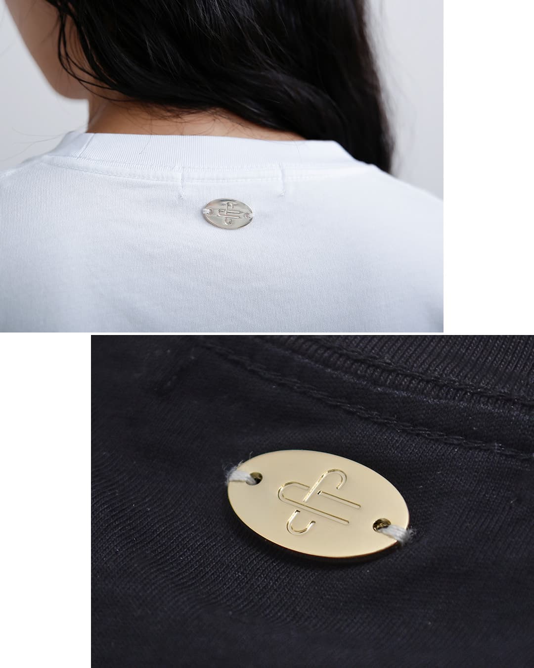 CLOTH ACROSSコットン 天竺 エッジング加工 刺繍 Tシャツ S/S T CLOSE ca26s09