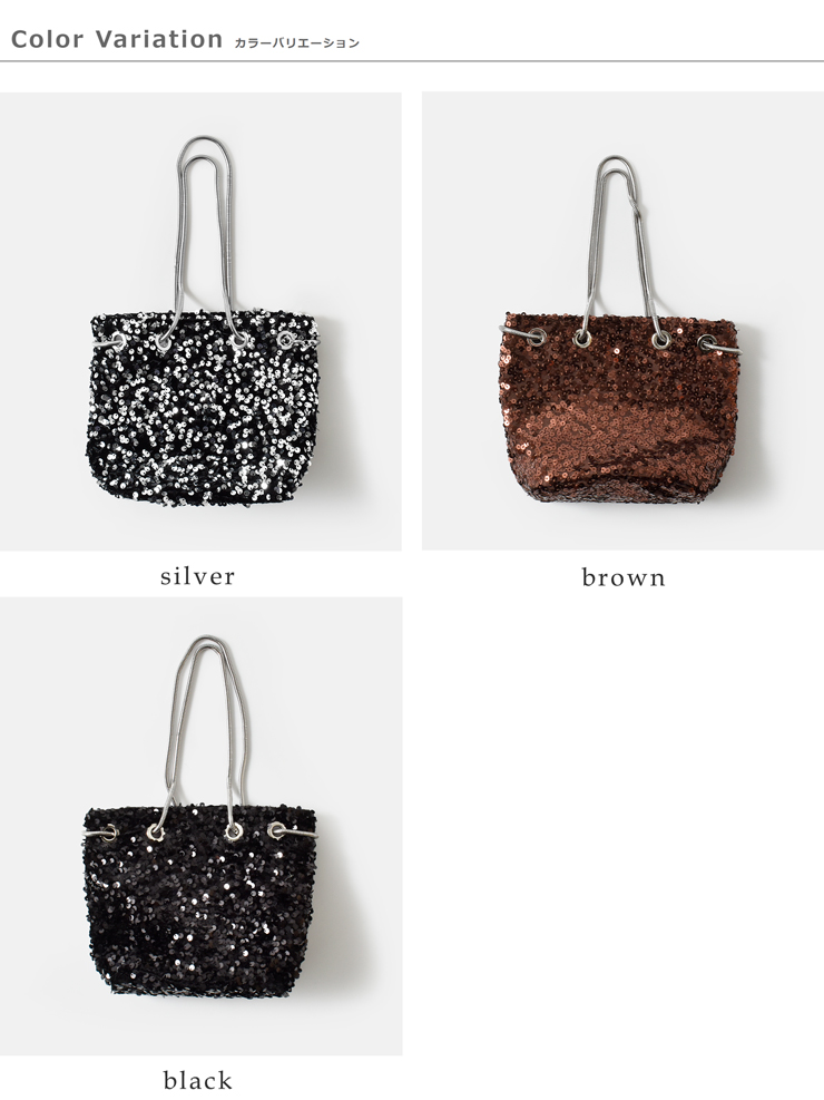 VELETTO(ベレット)スパンコール2wayハンドバッグce-196534