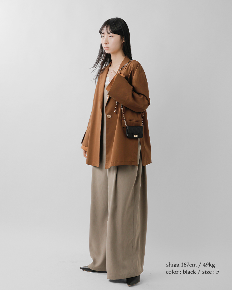 VELETTO(ベレット)ヴィーガンスムースレザーショルダーバッグce-25040-pu