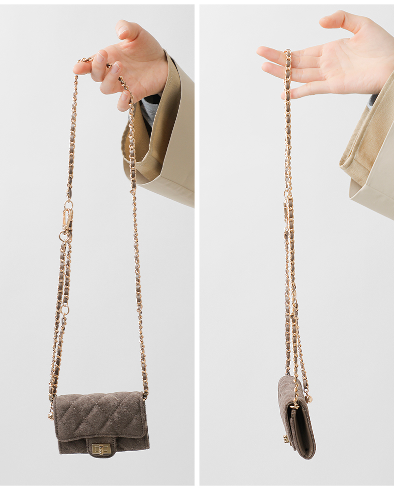 VELETTO(ベレット)ヴィーガンスエードレザーショルダーバッグce-25040-su