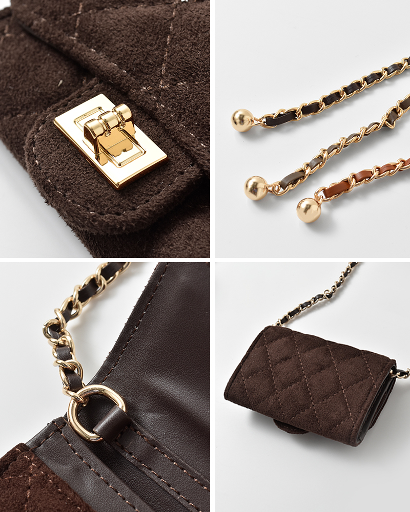 VELETTO(ベレット)ヴィーガンスエードレザーショルダーバッグce-25040-su