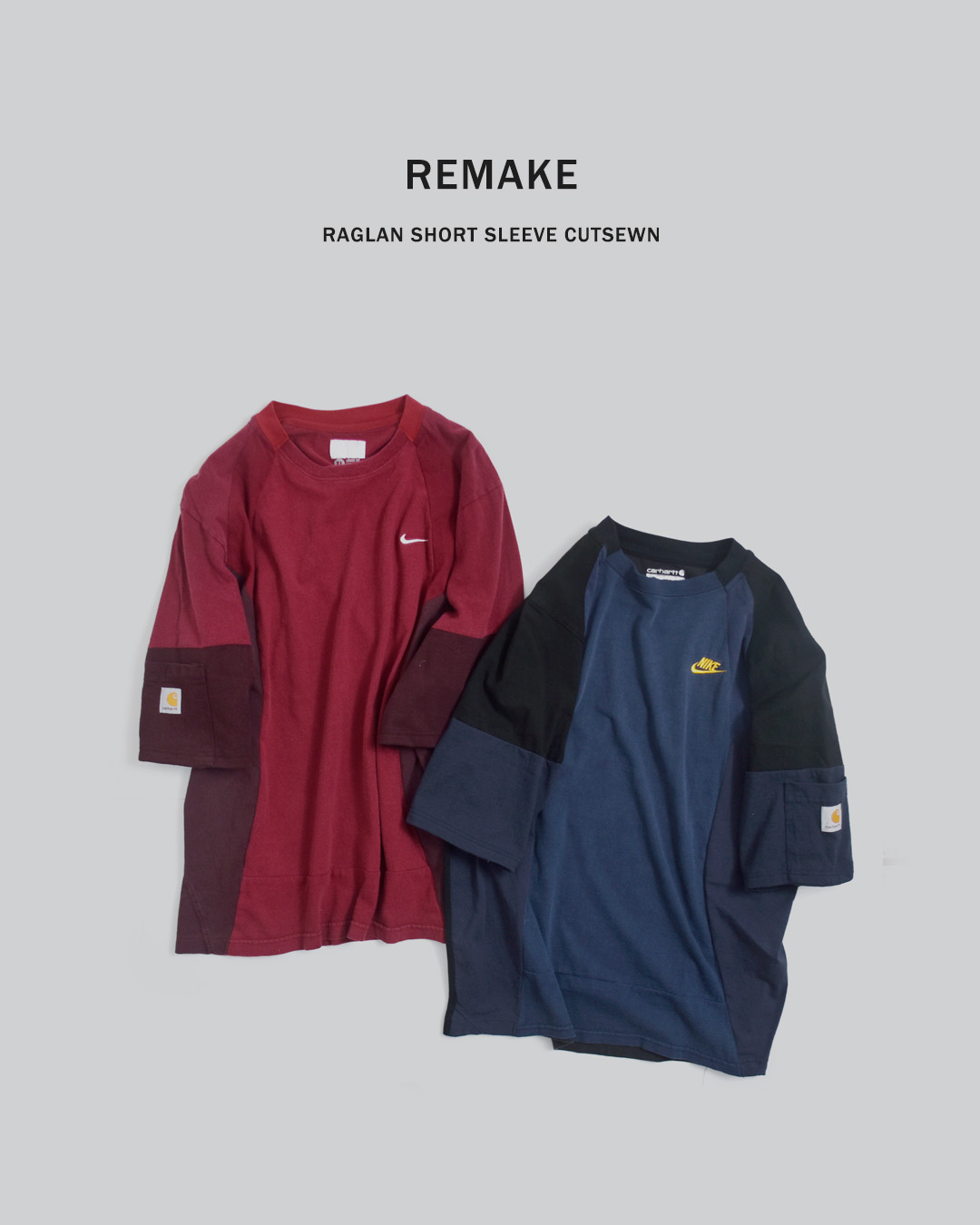 CHANGES(チェンジーズ)リメイク ラグラン ショートスリーブ カットソー ch1071