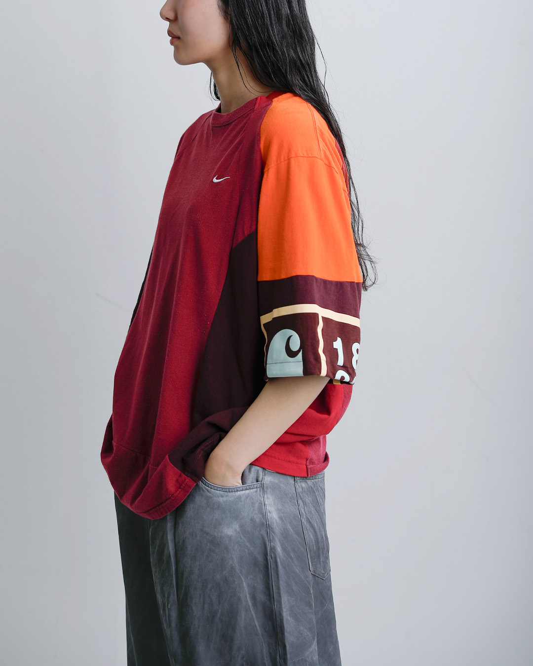 CHANGES(チェンジーズ)リメイク ラグラン ショートスリーブ カットソー ch1071