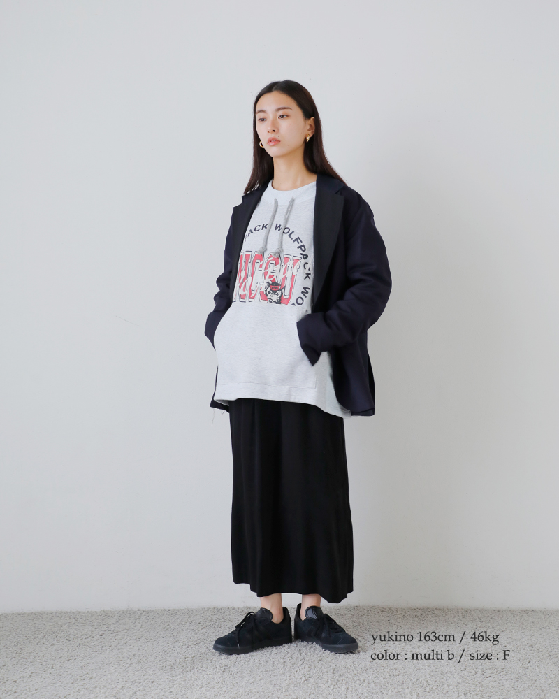 CHANGES(チェンジーズ)リメイクラグランスリーブ裏起毛プルオーバーch2022