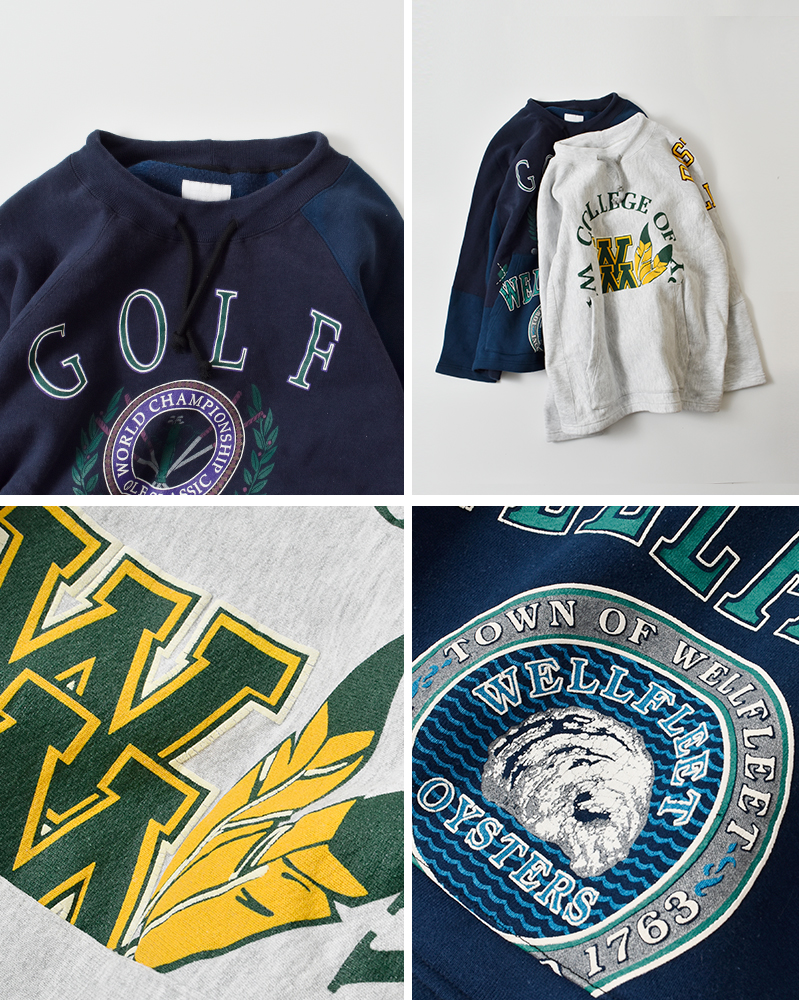 CHANGES(チェンジーズ)リメイクラグランスリーブ裏起毛プルオーバーch2022