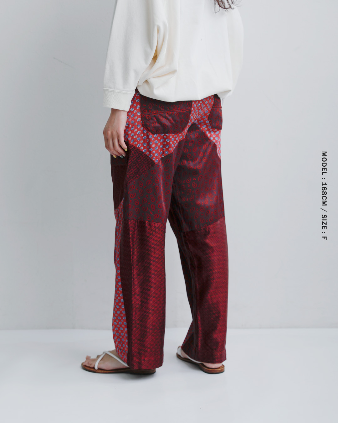 CHANGES(チェンジーズ)サテン リメイク マルチ パンツ ch4110