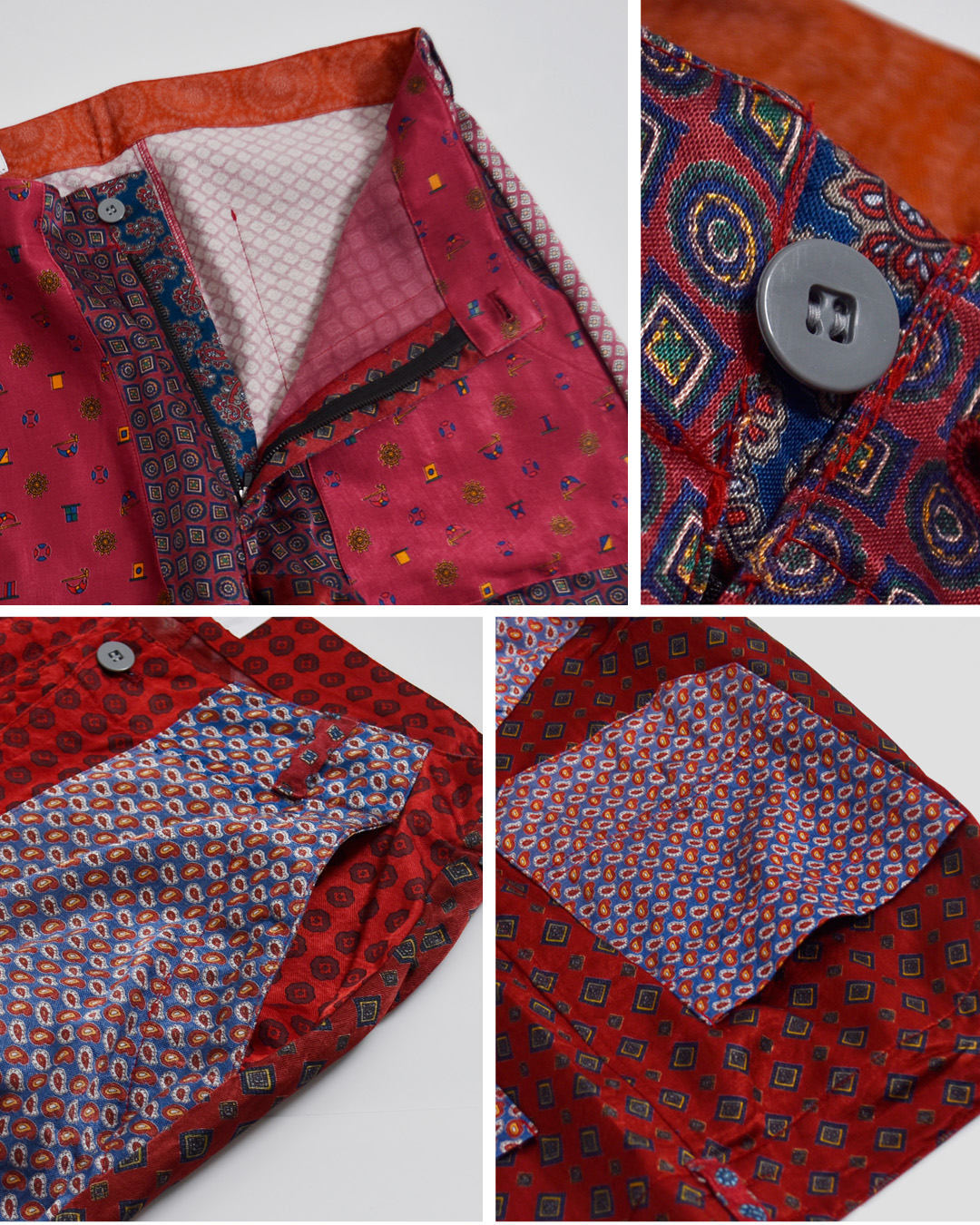 CHANGES(チェンジーズ)サテン リメイク マルチ パンツ ch4110