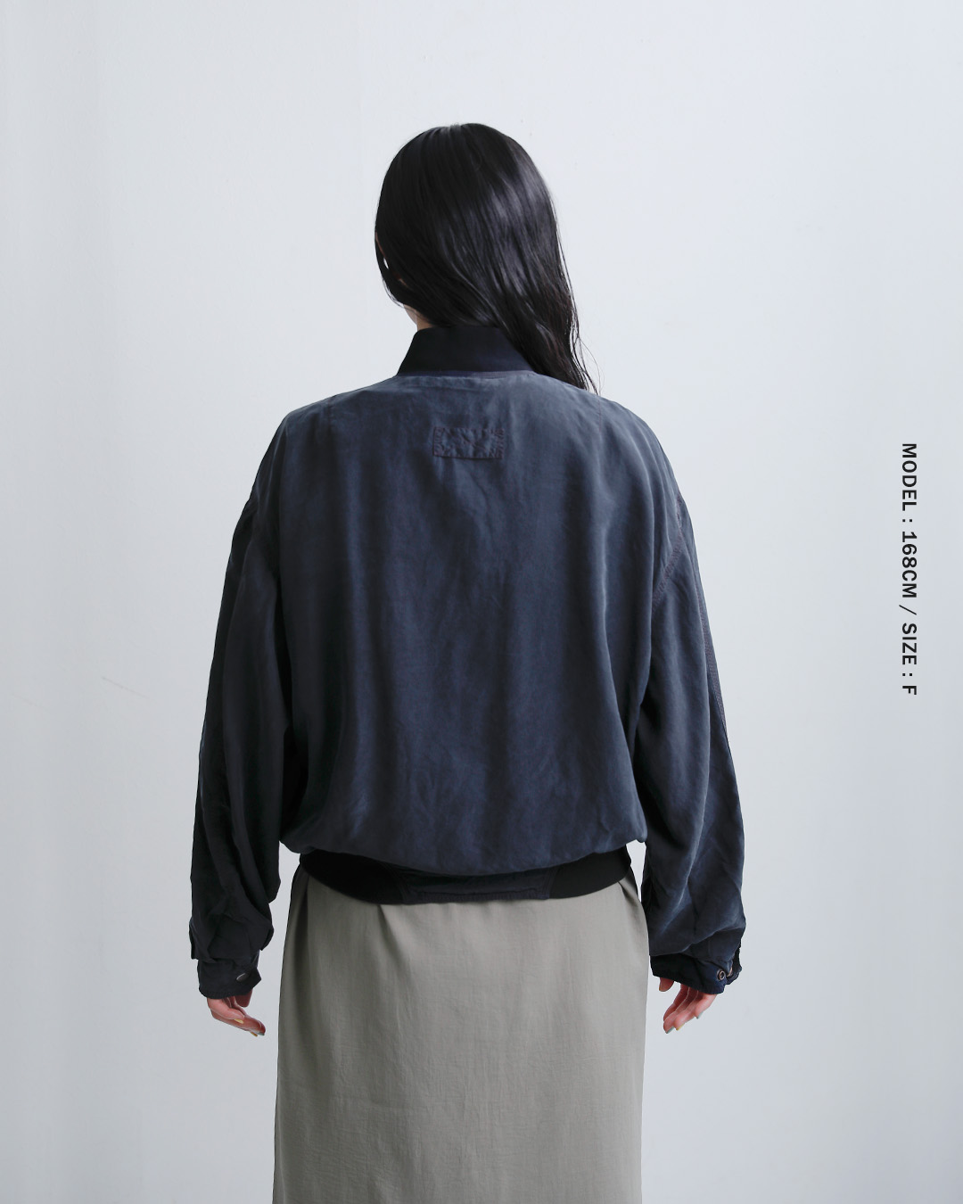 CHANGES(チェンジーズ)リメイク ジップ シルク ジャケット ch5041