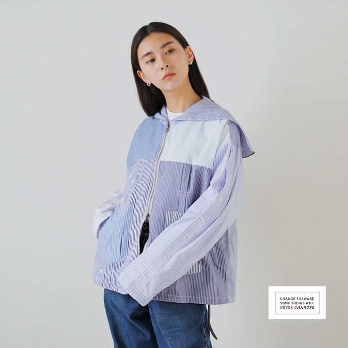 CHANGES(チェンジーズ)リメイクジップフードジャケットch5062