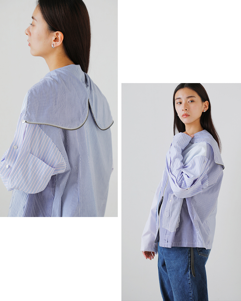 CHANGES(チェンジーズ)リメイクジップフードジャケットch5062