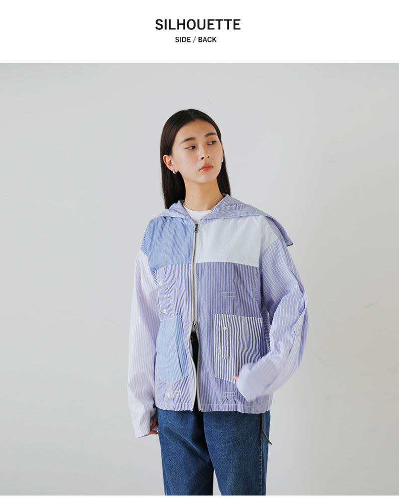 CHANGES(チェンジーズ)リメイクジップフードジャケットch5062