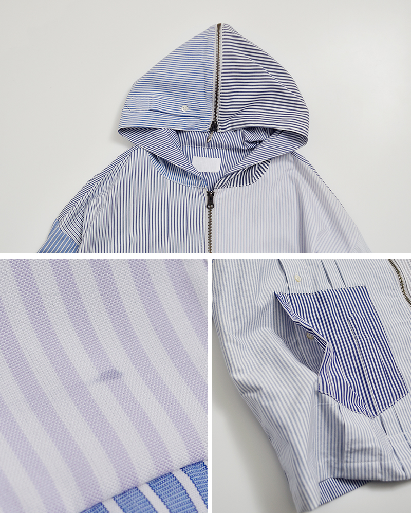 CHANGES(チェンジーズ)リメイクジップフードジャケットch5062