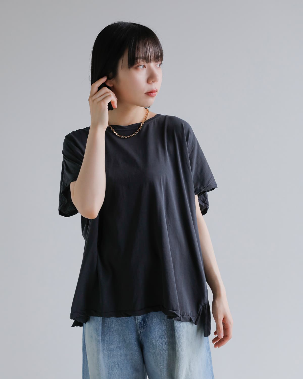 MERAKI(メラキ)淡水パールチャンキートグルネックレス chunky-tog-nc