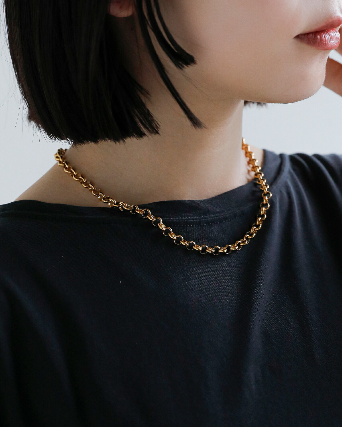 MERAKI(メラキ)淡水パールチャンキートグルネックレス chunky-tog-nc